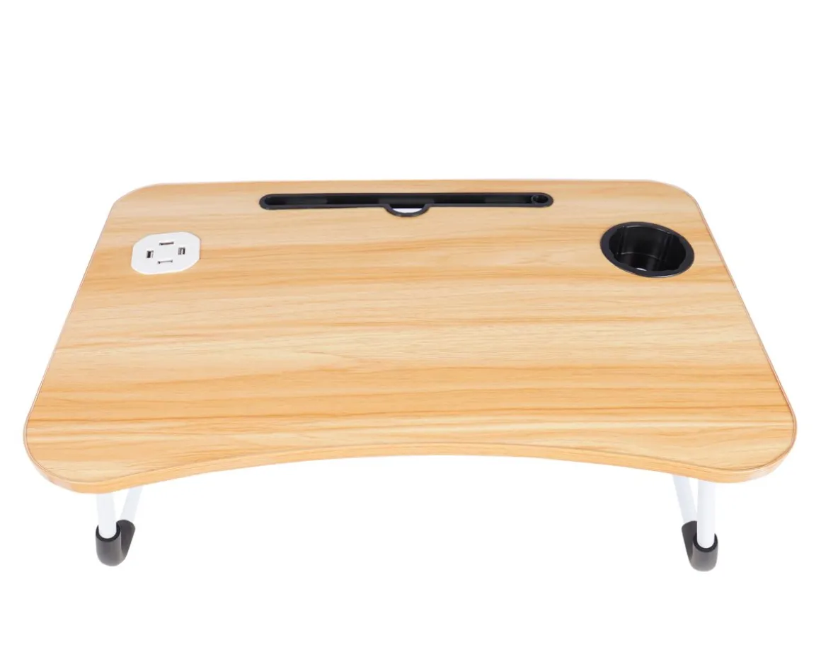 Klapptisch multifunktional mit USB nature