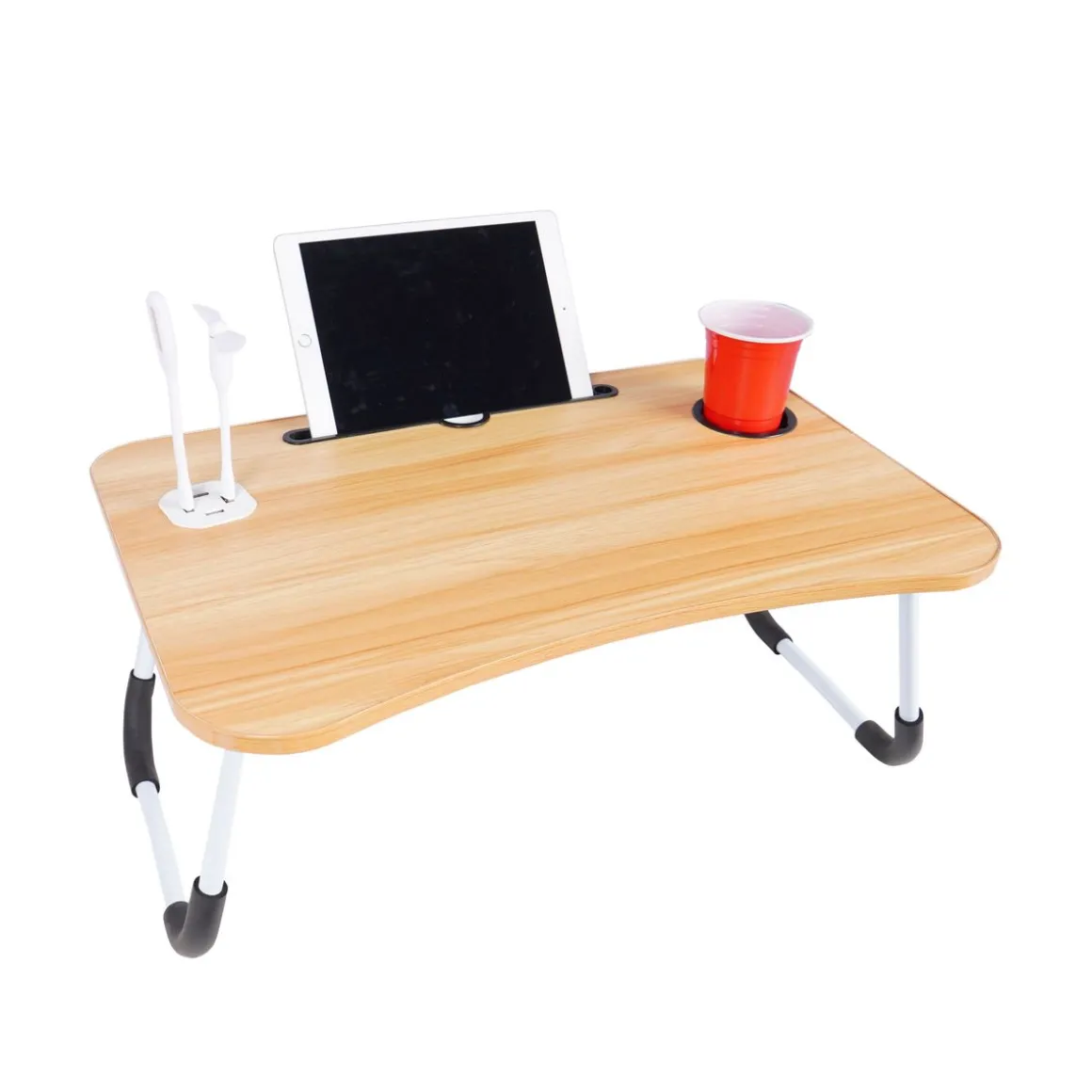 Klapptisch multifunktional mit USB nature