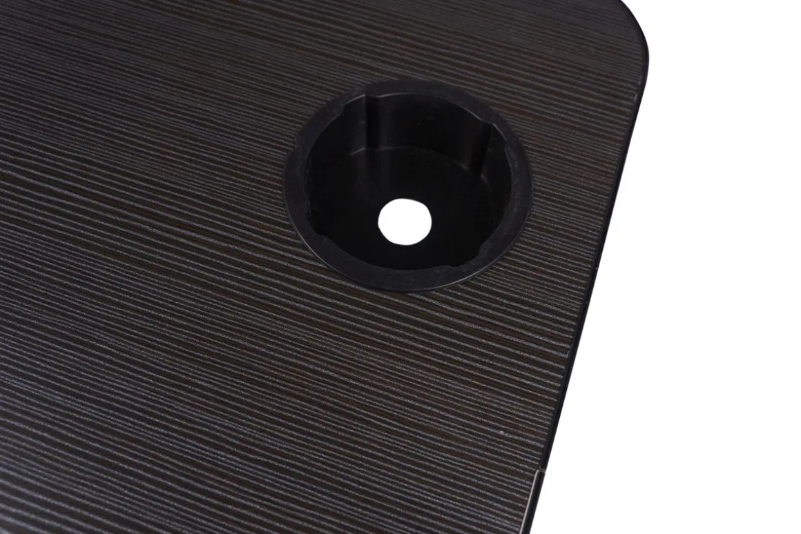 Klapptisch multifunktional mit USB schwarz