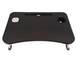 Klapptisch multifunktional mit USB schwarz