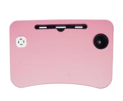 Klapptisch multifunktional mit USB rosa