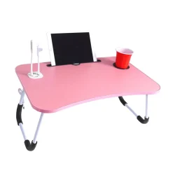 Klapptisch multifunktional mit USB rosa