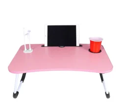 Klapptisch multifunktional mit USB rosa