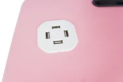Klapptisch multifunktional mit USB rosa