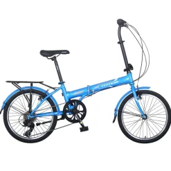 Klappvelo 20" TWIST blau