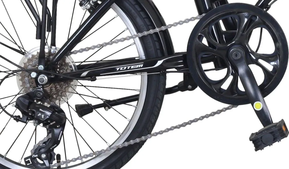 Klappvelo 20" TWIST schwarz