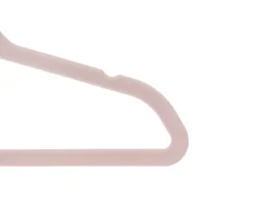 Kleiderbügel für Kinderkleidung Samt rosa 30er Set