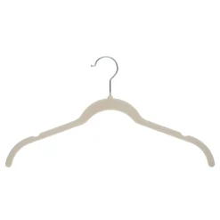 Kleiderbügel Hemdbügel Samt beige 30er Set