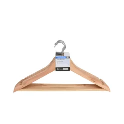 Kleiderbügel Holz natur 8er Set