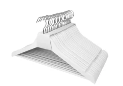 Kleiderbügel Holz weiss 20er Set