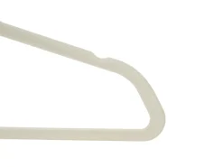 Kleiderbügel Samt beige 30er Set