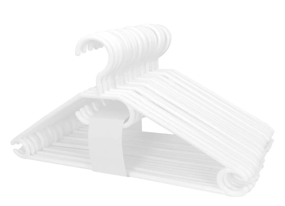 Kleiderbügel weiss 20er Set
