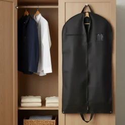 Kleidersack 3er Set 120 x 60 cm schwarz