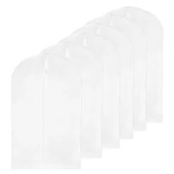 Kleidersack 6er Set 100 x 60 cm transparent