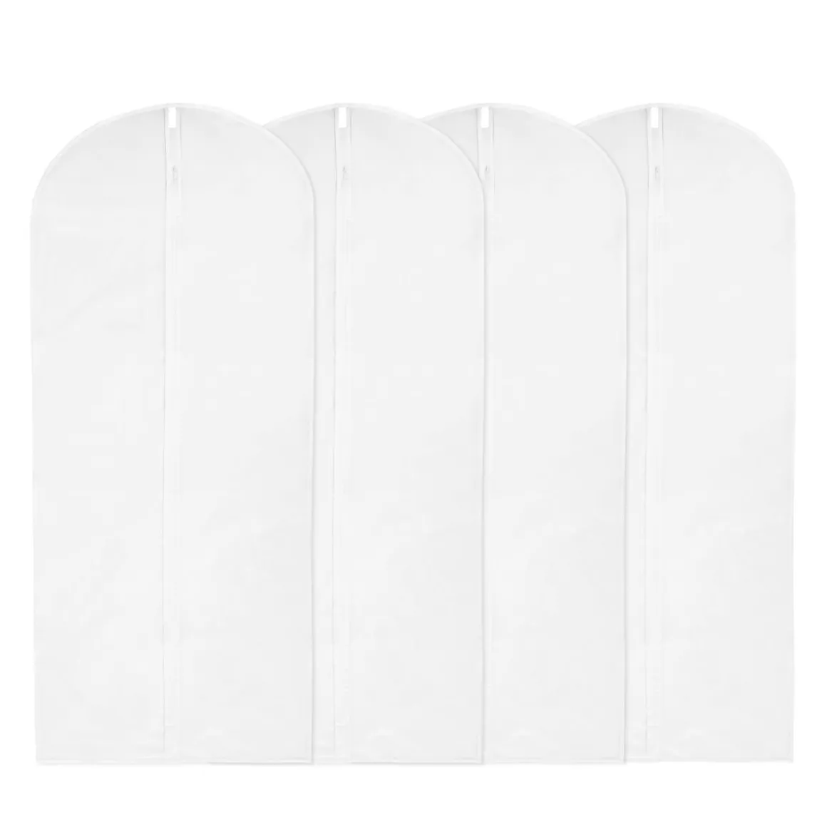 Kleidersack 4er Set 140 x 60 cm transparent