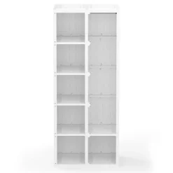 Kleiderschrank modular faltbar 69 x 168 cm weiss