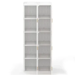Kleiderschrank modular faltbar 69 x 168 cm weiss