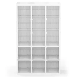 Kleiderschrank modular faltbar 104 x 168 cm weiss