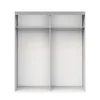 Kleiderschrank Schiebetüren mit Spiegel BODO 180 cm weiss