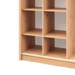 Kleiderschrank Schiebetüren Holz NOVE 200 cm