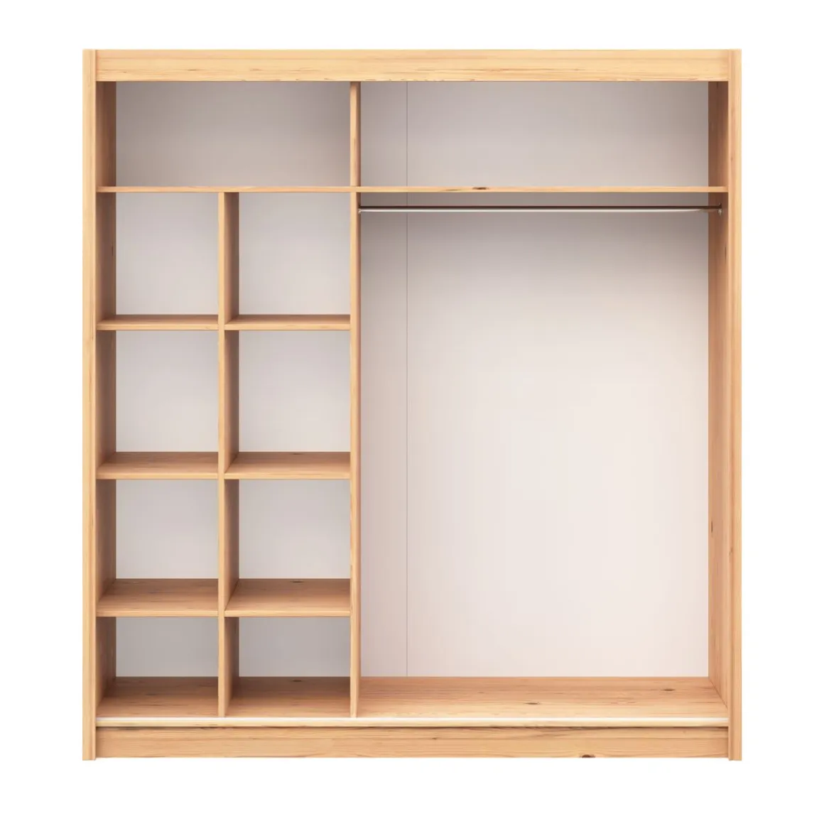 Kleiderschrank Schiebetüren Holz NOVE 200 cm