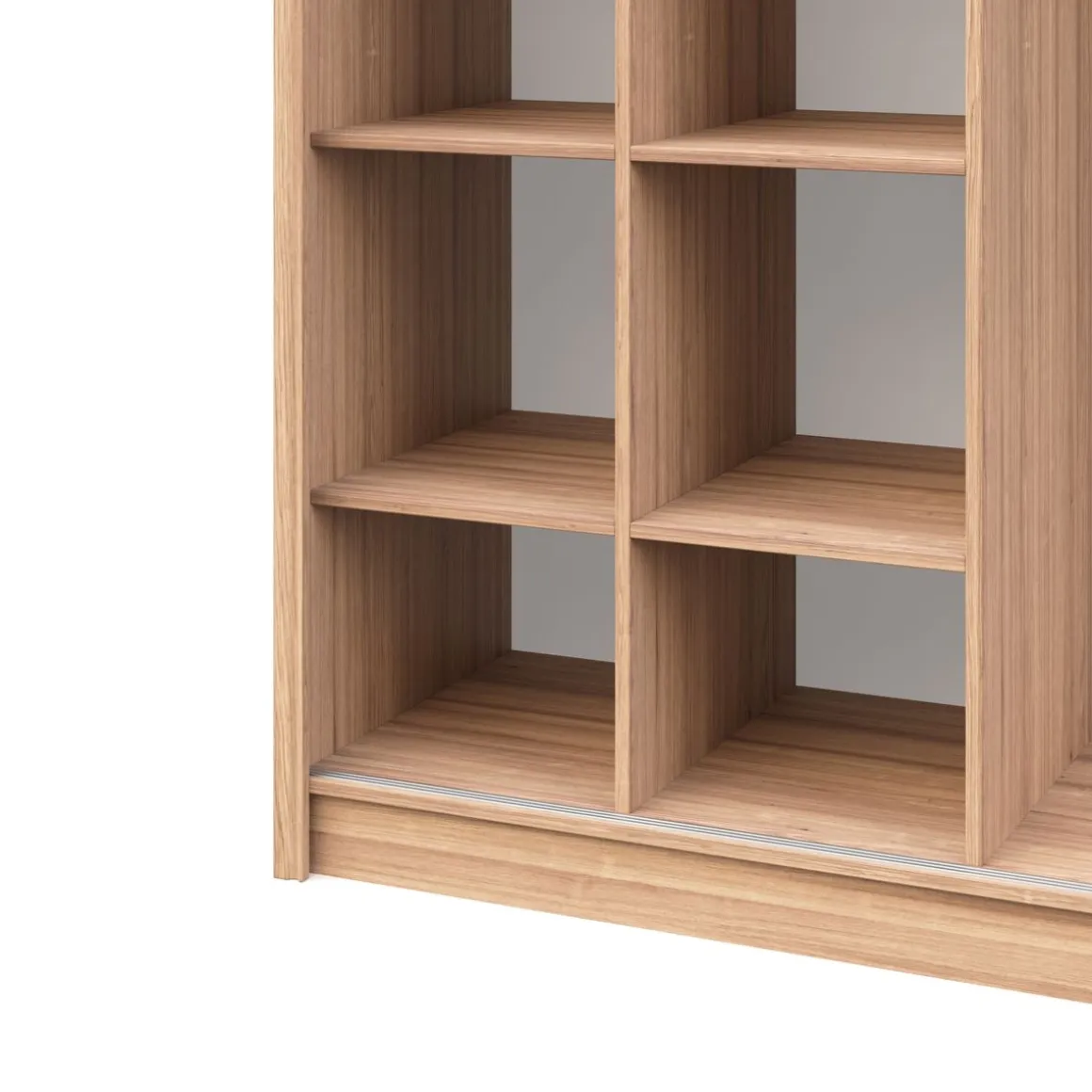 Kleiderschrank Schiebetüren Holz LOLA 200 cm