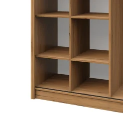 Kleiderschrank Schiebetüren Holz NANO 200 cm