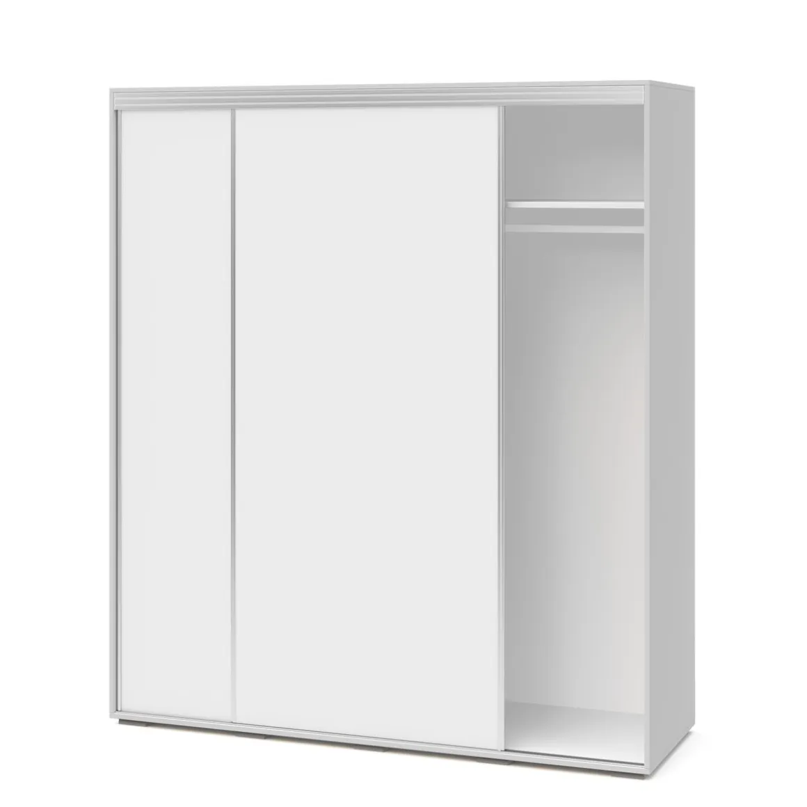 Kleiderschrank Schiebetüren RINA 200 cm weiss