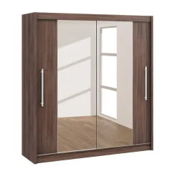 Kleiderschrank Schiebetüren mit Spiegel MONO 200 cm