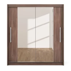 Kleiderschrank Schiebetüren mit Spiegel MONO 200 cm