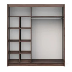 Kleiderschrank Schiebetüren mit Spiegel MONO 200 cm