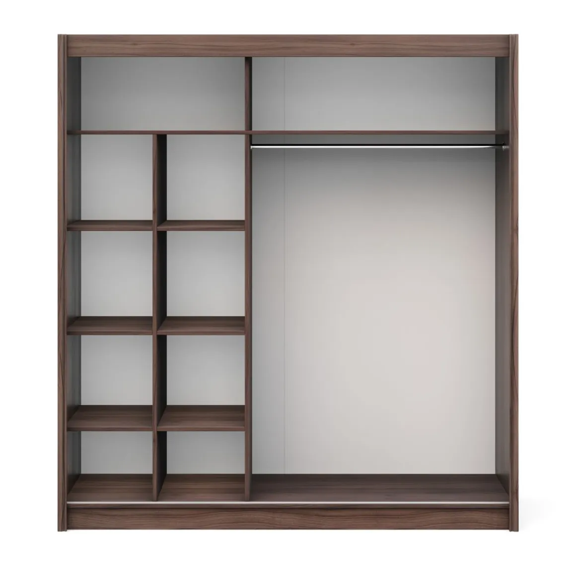 Kleiderschrank Schiebetüren mit Spiegel MONO 200 cm