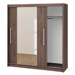 Kleiderschrank Schiebetüren mit Spiegel MONO 200 cm
