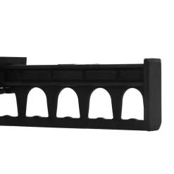 Kleiderstange ausziehbar 2er Set silber/schwarz