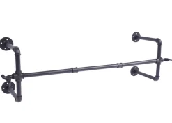 Kleiderstange Eisen 120 cm schwarz
