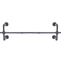 Kleiderstange Eisen 120 cm schwarz