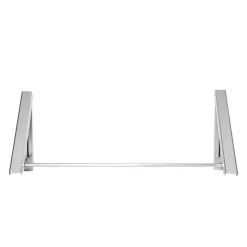 Kleiderstange klappbar 80 cm silber
