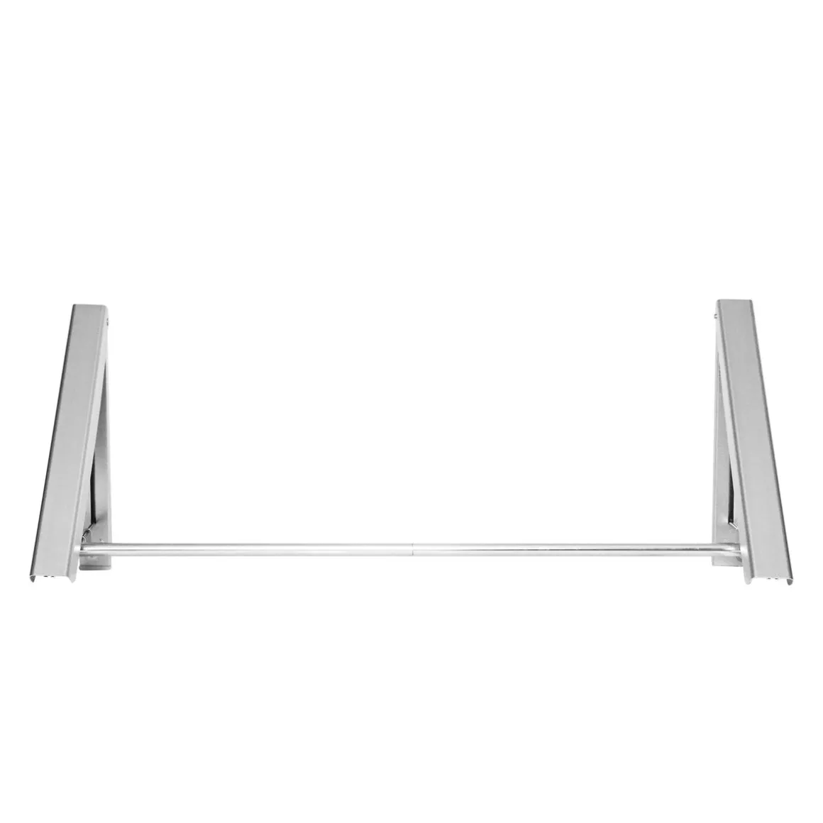Kleiderstange klappbar 80 cm silber