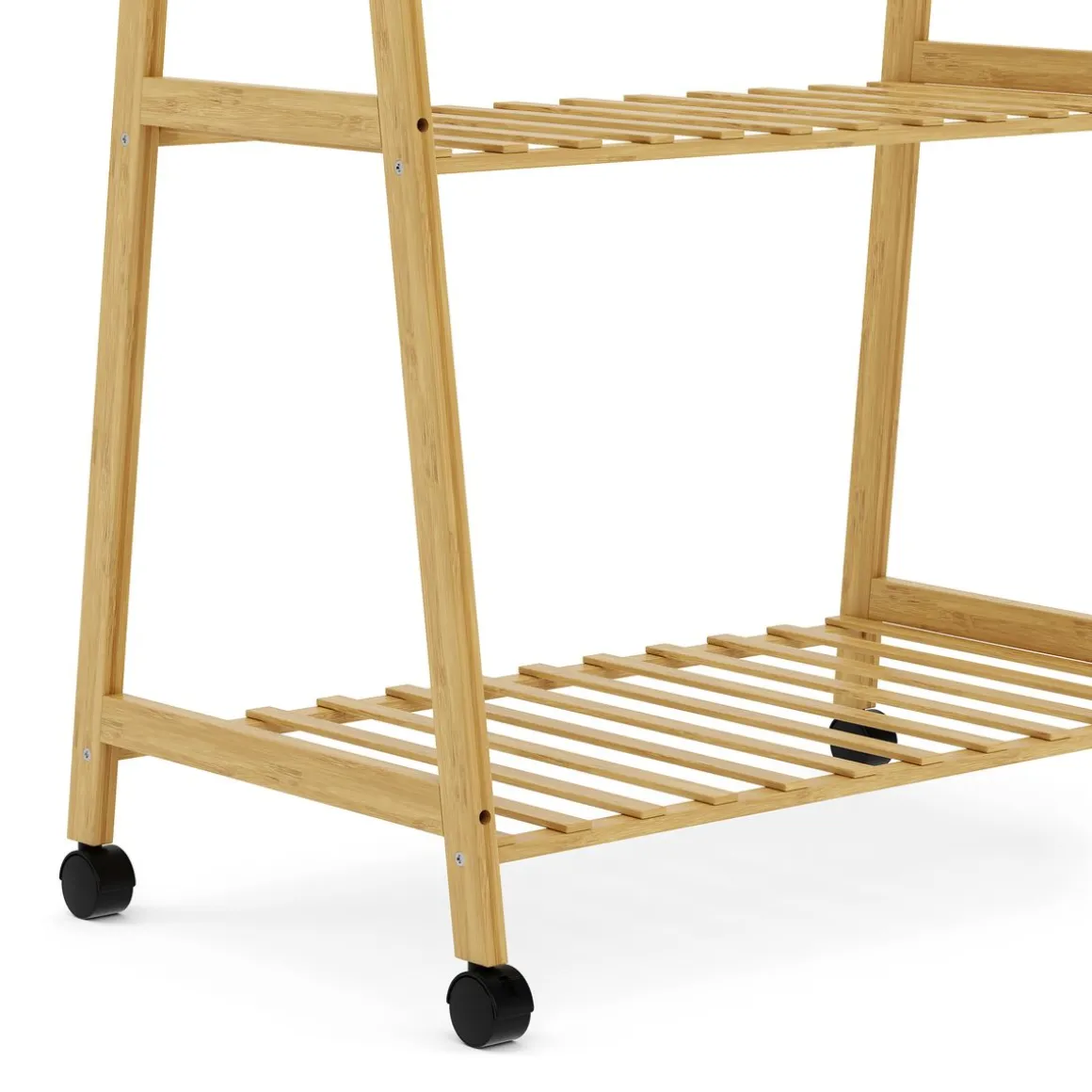 Kleiderständer Bambus KOHANA 152 x 70 cm natur