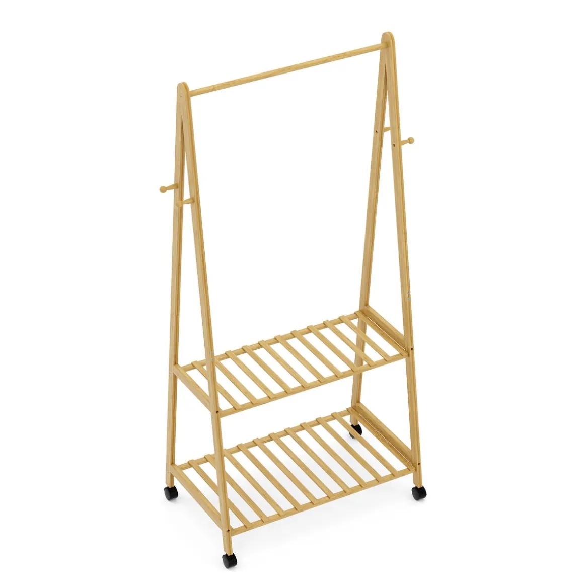 Kleiderständer Bambus KOHANA 152 x 70 cm natur