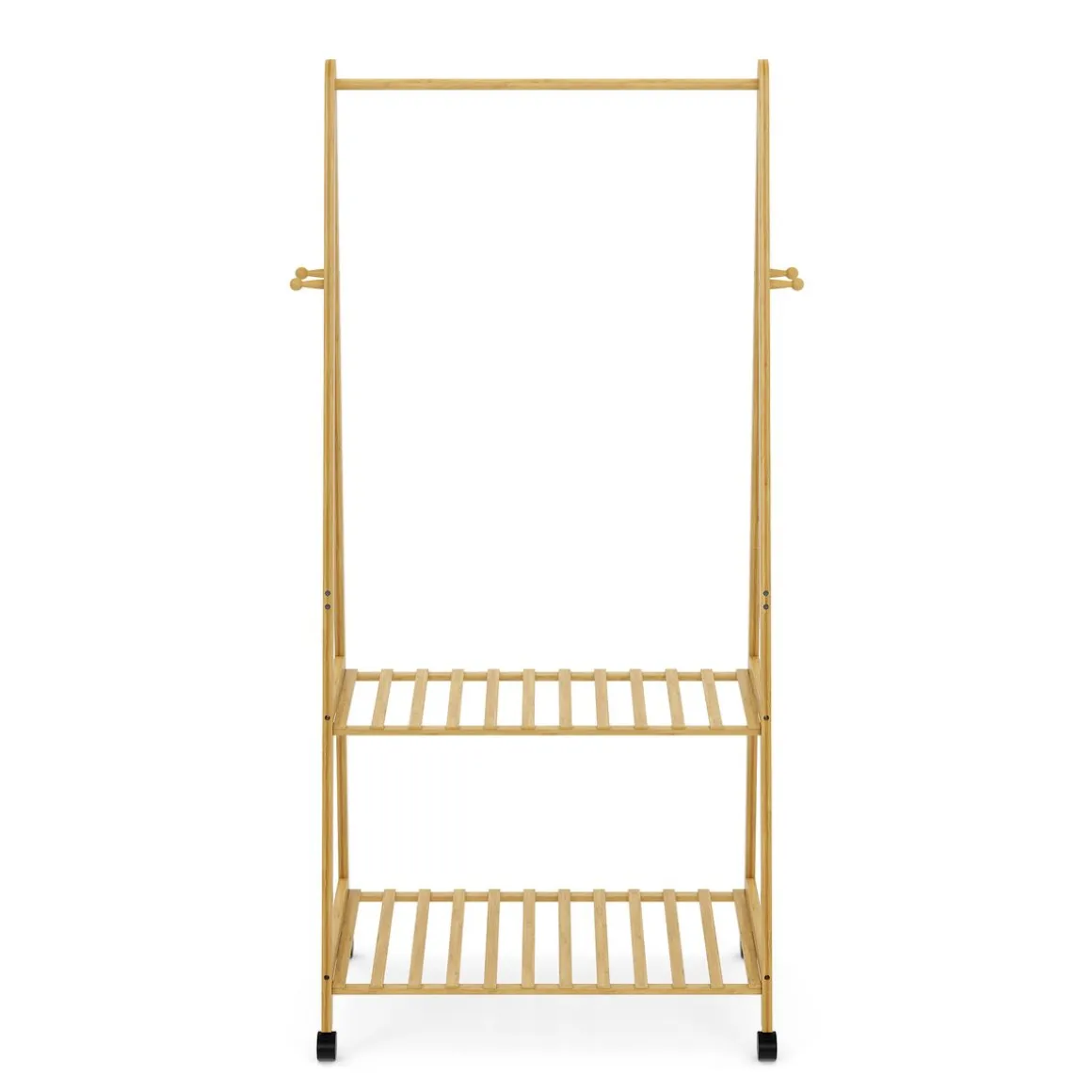 Kleiderständer Bambus KOHANA 152 x 70 cm natur