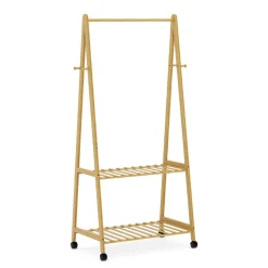 Kleiderständer Bambus KOHANA 152 x 70 cm natur