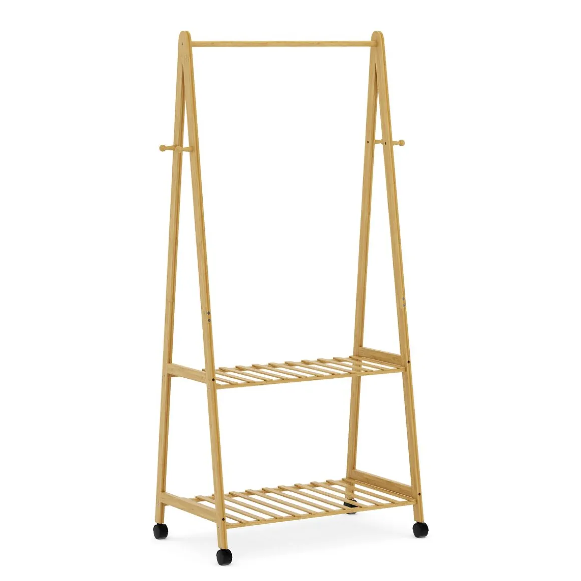 Kleiderständer Bambus KOHANA 152 x 70 cm natur