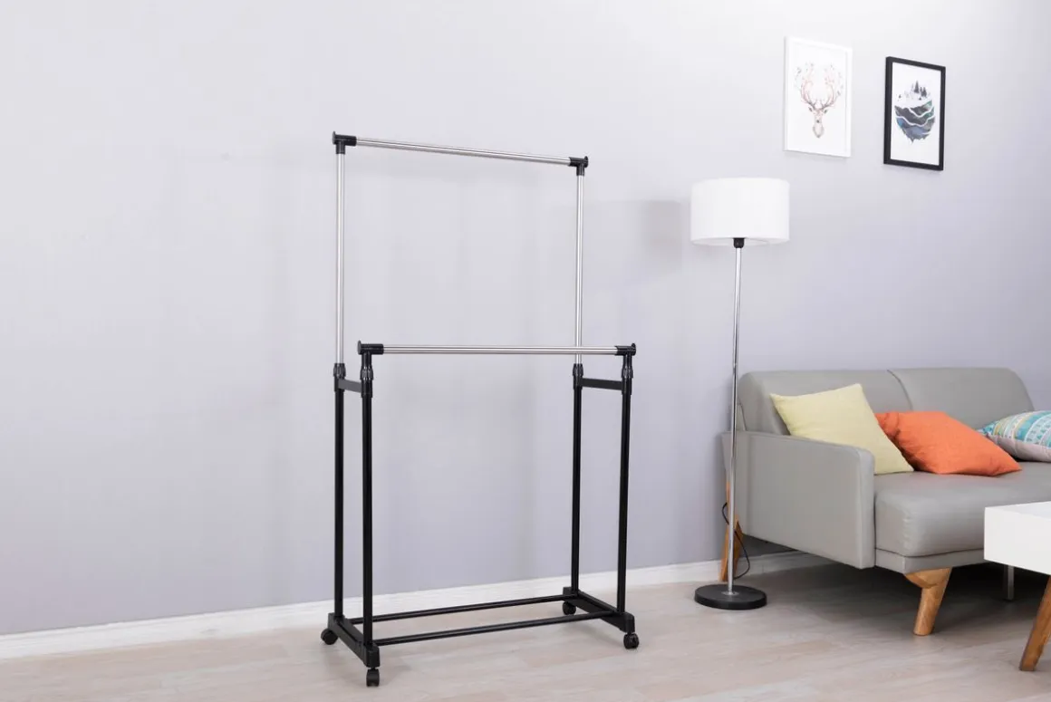 Kleiderständer 2-fach verstellbar 160 cm