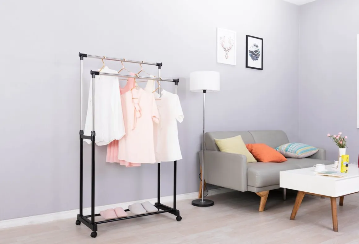 Kleiderständer 2-fach verstellbar 160 cm