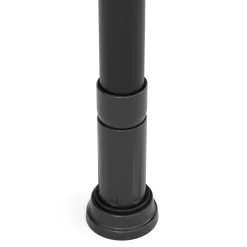 Kleiderständer mit 5 Stangen und 2 Körben verstellbar 200 - 270 cm schwarz