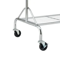 Kleiderständer 1 Stange bis 70 kg silber
