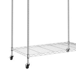 Kleiderständer 1 Stange bis 50 kg silber