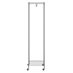 Kleiderständer 1 Stange bis 50 kg silber