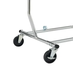 Kleiderständer 1 Stange bis 100 kg silber